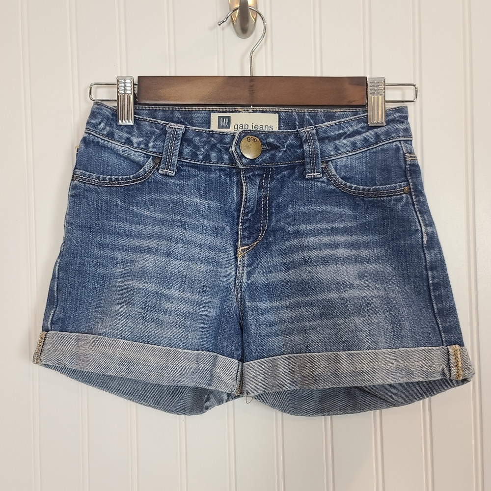 Girls GAP kids denim shorts, Y10